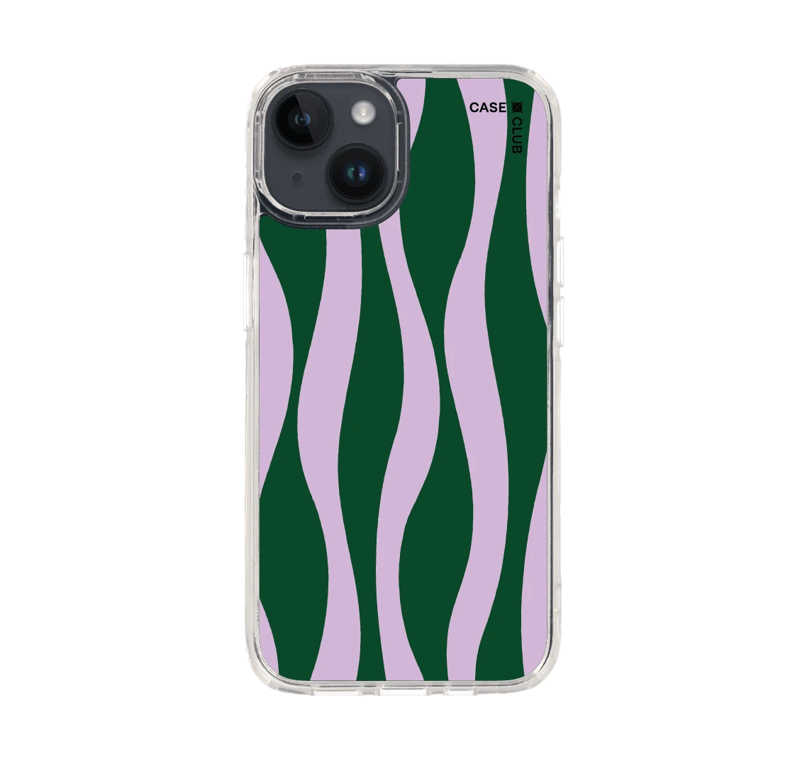 purple & green wavy pattern